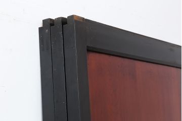 アンティーク建具　明治大正期　上品な和の雰囲気作りにおすすめの板戸3枚セット(帯戸、引き戸)(R-043919)