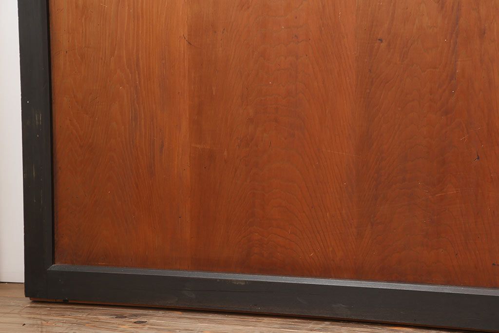 アンティーク建具　明治大正期　上品な和の雰囲気作りにおすすめの板戸3枚セット(帯戸、引き戸)(R-043919)