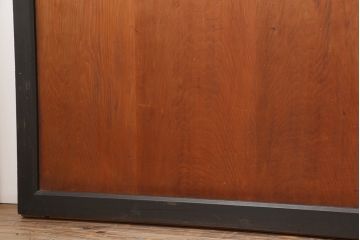 アンティーク建具　明治大正期　上品な和の雰囲気作りにおすすめの板戸3枚セット(帯戸、引き戸)(R-043919)