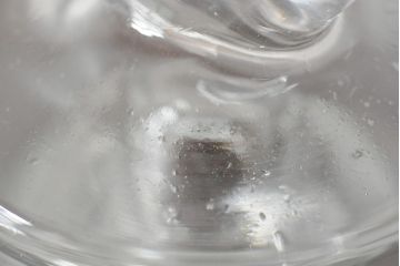 レトロ雑貨　昭和レトロ　蓋付き　おしゃれなディスプレイにおすすめなガラスビン(ガラス瓶、キャニスター)(R-043921)