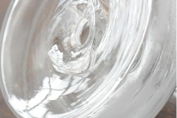 レトロ雑貨　昭和レトロ　蓋付き　おしゃれなディスプレイにおすすめなガラスビン(ガラス瓶、キャニスター)(R-043921)