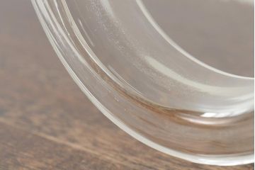 レトロ雑貨　昭和レトロ　蓋付き　おしゃれなディスプレイにおすすめなガラスビン(ガラス瓶、キャニスター)(R-043921)