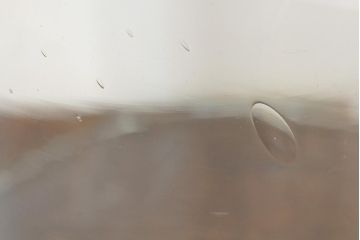 レトロ雑貨　昭和レトロ　蓋付き　おしゃれなディスプレイにおすすめなガラスビン(ガラス瓶、キャニスター)(R-043921)