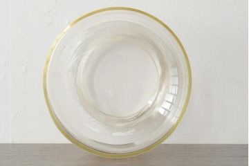 レトロ雑貨　昭和レトロ　蓋付き　おしゃれなディスプレイにおすすめなガラスビン(ガラス瓶、キャニスター)(R-043921)