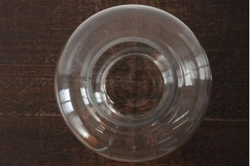 レトロ雑貨　昭和レトロ　縦長のフォルムが可愛らしい地球瓶(ガラス瓶、ガラスビン)(R-043922)