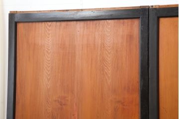 アンティーク建具　明治大正期　上品な和の雰囲気作りにおすすめの板戸4枚セット(帯戸、引き戸)(R-043927)