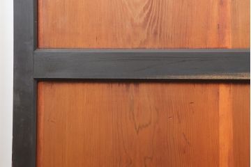 アンティーク建具　明治大正期　上品な和の雰囲気作りにおすすめの板戸4枚セット(帯戸、引き戸)(R-043927)