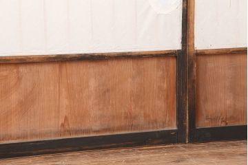 アンティーク建具　和製アンティーク　昭和初期　アンティークならではの風格漂う障子戸3枚セット(引き戸、障子戸)(R-043932)