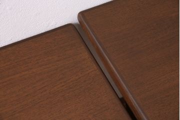 ヴィンテージ家具　北欧ビンテージ　イギリス　チーク材　カーブがおしゃれなネストテーブル(サイドテーブル、カフェテーブル)(R-043934)