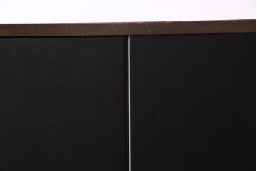 ヴィンテージ家具　G-PLAN(ジープラン)　チーク材　ブラックペイントが格好いいワードローブ(収納棚、ビンテージ)(R-043935)
