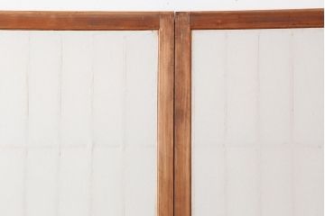 アンティーク建具　和製アンティーク　昭和中期　腰板ケヤキ材　上手物!和の趣たっぷりの障子戸4枚セット(引き戸、障子戸)(R-043938)
