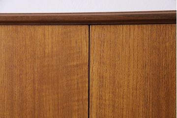 ヴィンテージ家具　G-PLAN(ジープラン)　FORM FIVE　チーク材製　スタイリッシュな佇まいのウォールユニット(キャビネット、収納棚、戸棚、飾り棚、ビンテージ)(R-043949)