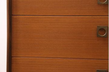 ヴィンテージ家具　G-PLAN(ジープラン)　FORM FIVE　チーク材製　スタイリッシュな佇まいのウォールユニット(キャビネット、収納棚、戸棚、飾り棚、ビンテージ)(R-043949)