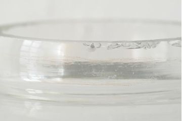 レトロ雑貨　昭和レトロ　丸いフォルムが愛らしい地球瓶(ガラス瓶、ガラスビン)(R-043950)