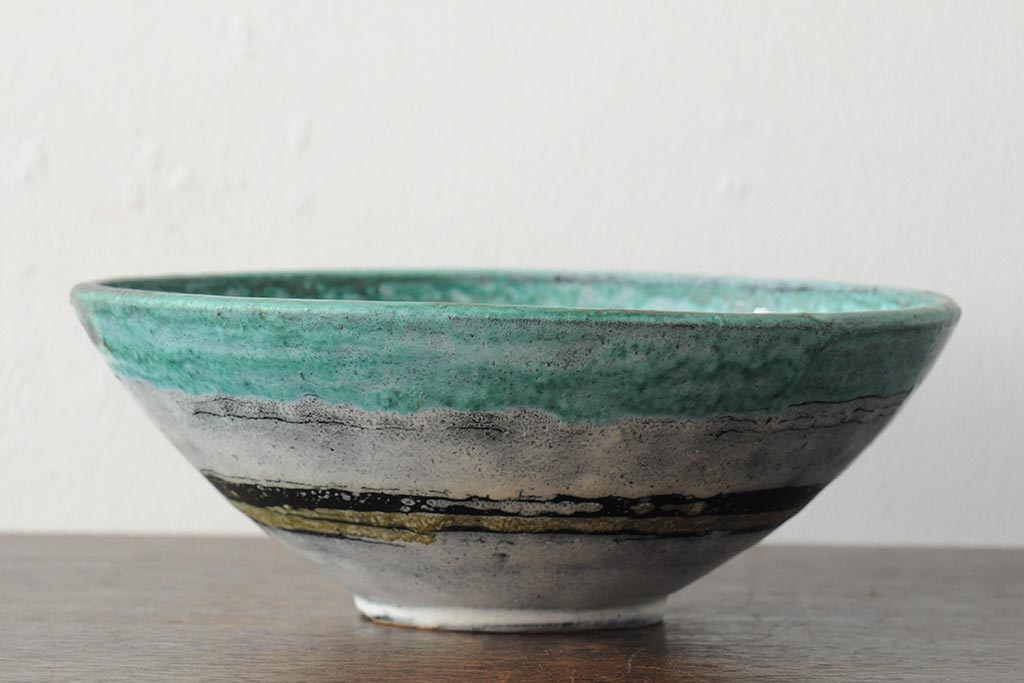 ビンテージ雑貨　ハンガリー　iparmuveszeti vallalat　ボウル(鉢、深皿)(R-043953)