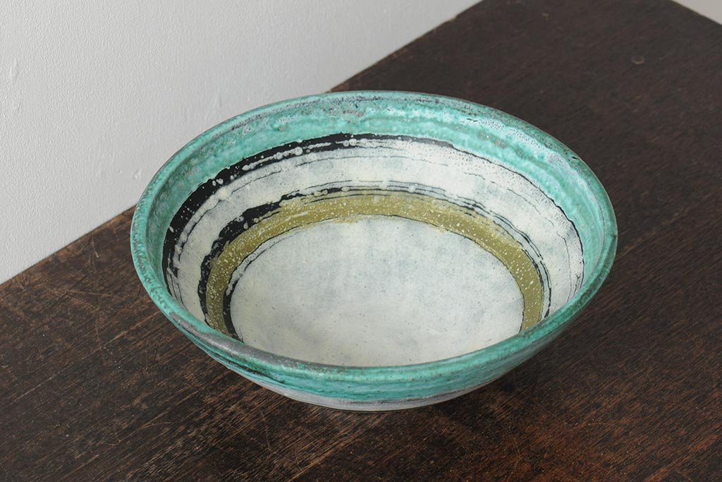 ビンテージ雑貨　ハンガリー　iparmuveszeti vallalat　ボウル(鉢、深皿)(R-043953)