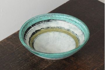 ビンテージ雑貨　ハンガリー　iparmuveszeti vallalat　ボウル(鉢、深皿)(R-043953)