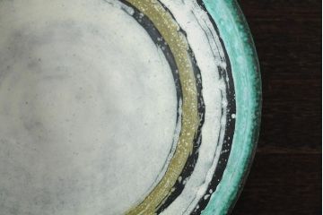 ビンテージ雑貨　ハンガリー　iparmuveszeti vallalat　ボウル(鉢、深皿)(R-043953)