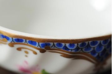 中古　ハンガリー　HEREND(ヘレンド)　ファンタジーコレクション　小物入れ3点セット(ボンボン入れ、西洋陶磁器)(R-043955)