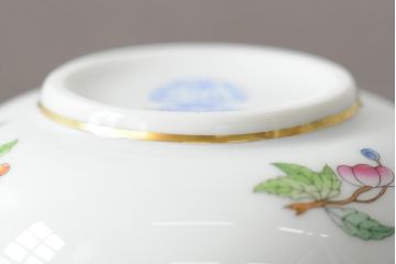 中古　ハンガリー　HEREND(ヘレンド)　ファンタジーコレクション　小物入れ3点セット(ボンボン入れ、西洋陶磁器)(R-043955)