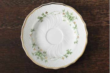 中古　ハンガリー　HOLLOHAZA(ホロハーザ)　Pannonia(パノニア)　カップ&ソーサー2客セット(洋食器)(R-043957)