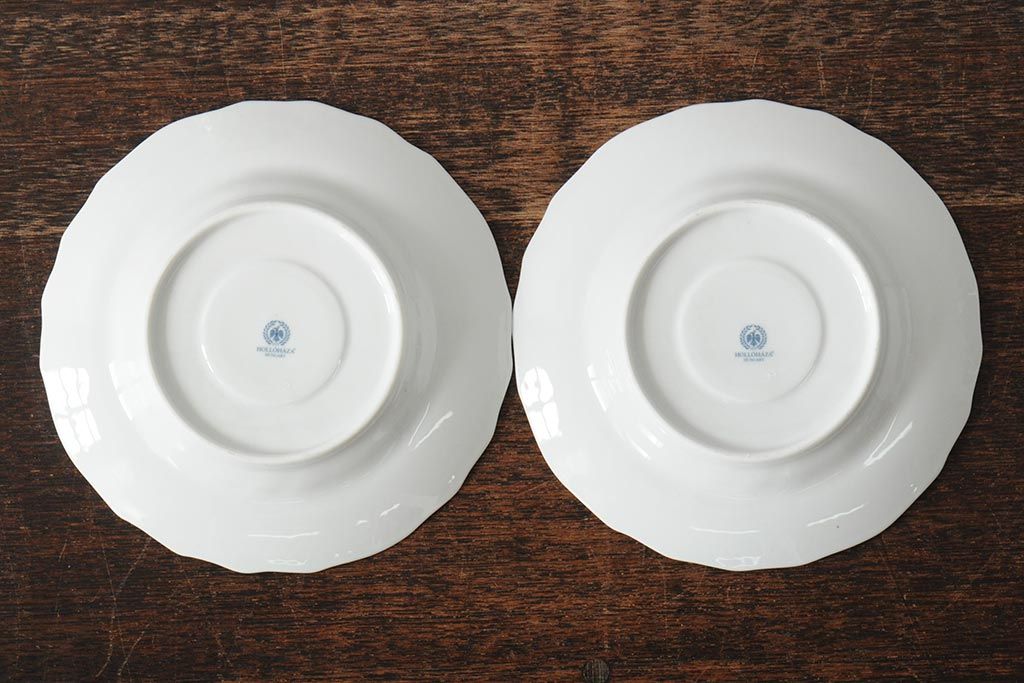 中古　ハンガリー　HOLLOHAZA(ホロハーザ)　Pannonia(パノニア)　カップ&ソーサー2客セット(洋食器)(R-043957)