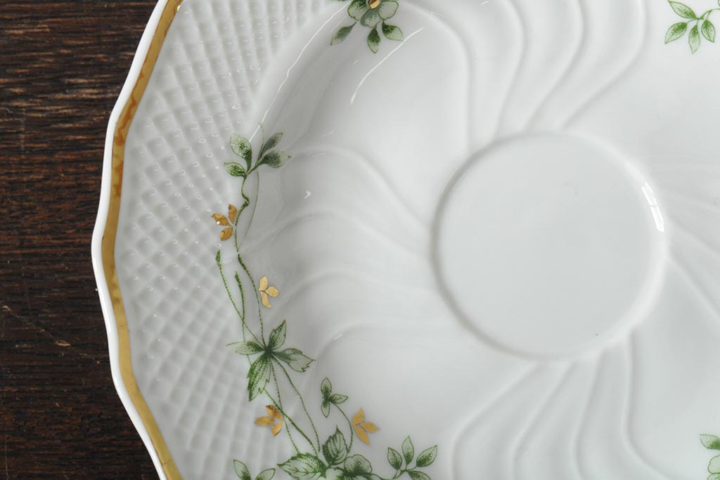 中古　ハンガリー　HOLLOHAZA(ホロハーザ)　Pannonia(パノニア)　カップ&ソーサー2客セット(洋食器)(R-043957)