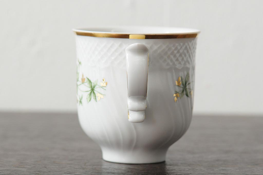 中古　ハンガリー　HOLLOHAZA(ホロハーザ)　Pannonia(パノニア)　カップ&ソーサー2客セット(洋食器)(R-043957)