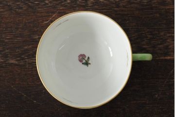 中古　ハンガリー　HEREND(ヘレンド)　ヴィクトリア・ブーケ　カップ&ソーサー(西洋陶磁器)(R-043958)