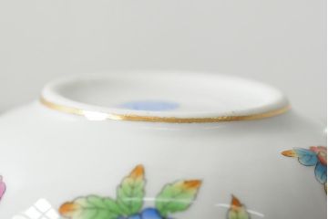 中古　ハンガリー　HEREND(ヘレンド)　ヴィクトリア・ブーケ　カップ&ソーサー(西洋陶磁器)(R-043958)