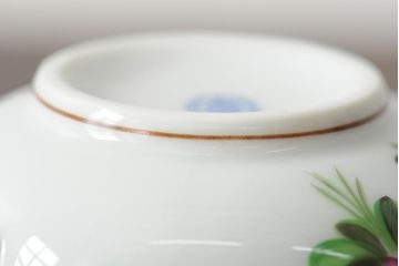 中古　ハンガリー　HEREND(ヘレンド)　チューリップの花束　カップ&ソーサー(西洋陶磁器)(R-043959)