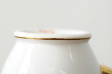 ヴィンテージ　イギリス　MINTON(ミントン)　コバルトブルー　金彩　カップ&ソーサー(デミタスカップ、洋食器、陶磁器、ビンテージ)(R-043963)
