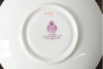 ヴィンテージ　イギリス　MINTON(ミントン)　コバルトブルー　金彩　カップ&ソーサー(デミタスカップ、洋食器、陶磁器、ビンテージ)(R-043963)
