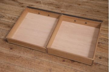 レトロ家具　昭和中期　ペイント　シックな印象の小引き出し(小物収納、卓上収納)(R-043970)