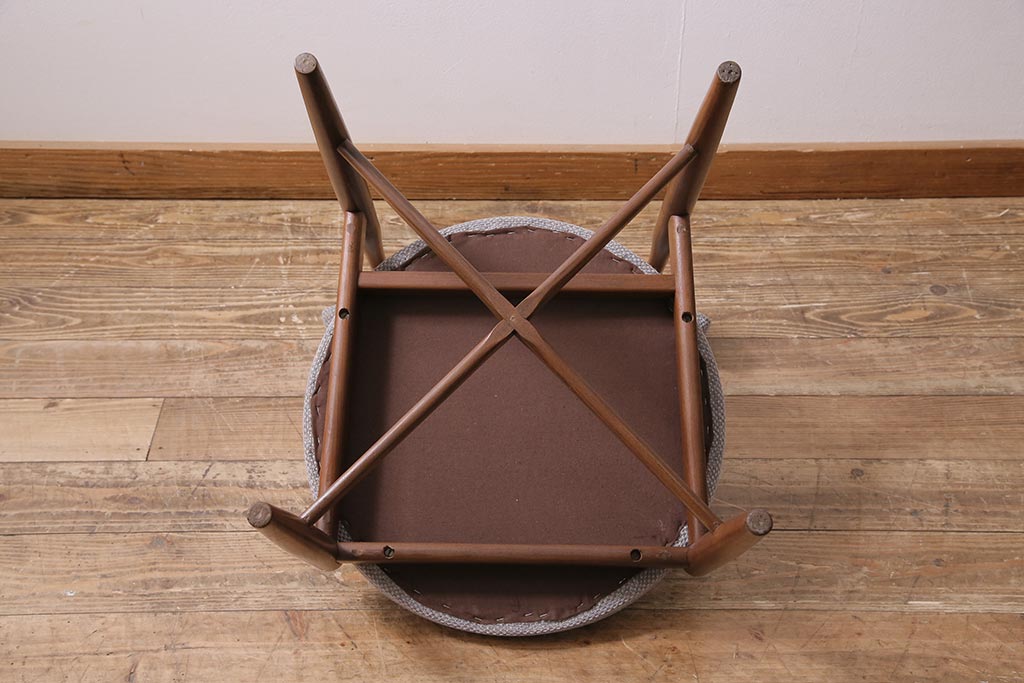 ヴィンテージ家具 北欧ビンテージ G-PLAN(ジープラン) Fresco(フレスコ) チーク材 サーキュラーチェア(ダイニングチェア、椅子)(R-043976)