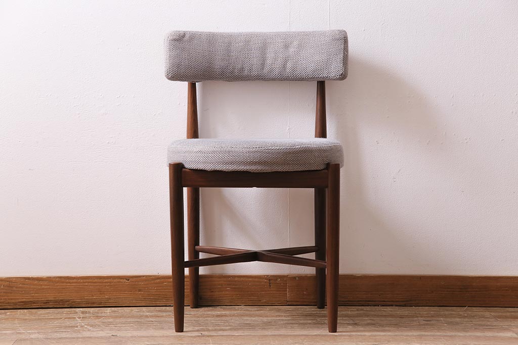 ヴィンテージ家具 北欧ビンテージ G-PLAN(ジープラン) Fresco(フレスコ) チーク材 サーキュラーチェア(ダイニングチェア、椅子)(R-043979)