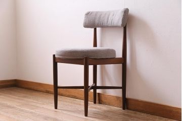 ヴィンテージ家具 北欧ビンテージ G-PLAN(ジープラン) Fresco(フレスコ) チーク材 サーキュラーチェア(ダイニングチェア、椅子)(R-043979)