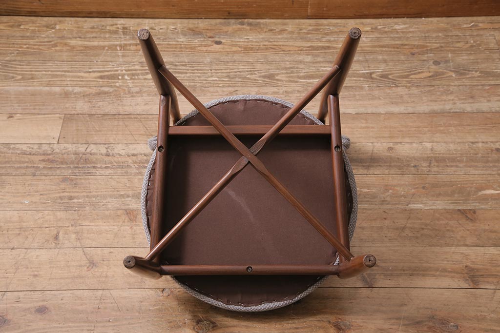 ヴィンテージ家具 北欧ビンテージ G-PLAN(ジープラン) Fresco(フレスコ) チーク材 サーキュラーチェア(ダイニングチェア、椅子)(R-043979)