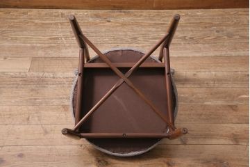 ヴィンテージ家具　北欧ビンテージ　G-PLAN(ジープラン)　Fresco(フレスコ)　チーク材　サーキュラーチェア(ダイニングチェア、椅子)(R-043979)