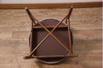 ヴィンテージ家具　北欧ビンテージ　G-PLAN(ジープラン)　Fresco(フレスコ)　チーク材　サーキュラーチェア(ダイニングチェア、椅子)(R-043982)