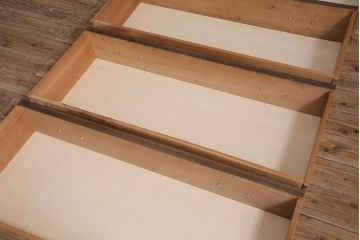 ビンテージ家具　神戸洋家具　永田良介商店　和洋折衷の空間に馴染む整理タンス(引き出し、チェスト、ヴィンテージ)(R-043984)