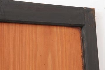 アンティーク建具　明治大正期　上品な空間作りにおすすめの格子帯戸2枚セット(引き戸、障子戸)(R-043990)