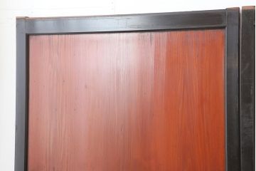 アンティーク建具　明治大正期　上品な空間作りにおすすめの格子帯戸3枚セット(引き戸、障子戸)(R-043991)