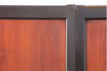 アンティーク建具　明治大正期　上品な空間作りにおすすめの格子帯戸3枚セット(引き戸、障子戸)(R-043991)