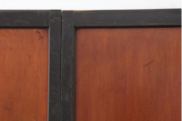 アンティーク建具　明治大正期　上品な空間作りにおすすめの格子帯戸4枚セット(引き戸、障子戸)(R-043992)