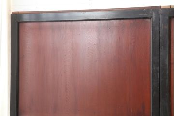 アンティーク建具　明治大正期　上品な空間作りにおすすめの格子帯戸4枚セット(引き戸、障子戸)(R-043992)