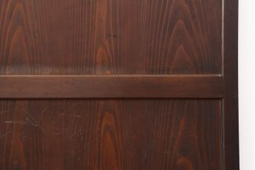 アンティーク建具　明治期　深みのある色味が素敵な帯戸3枚セット(引き戸、板戸)(R-043994)