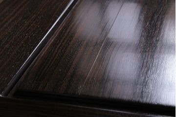 ヴィンテージ家具　縞黒檀　品のある佇まいが魅力の座卓(センターテーブル、ローテーブル、ビンテージ)(R-044010)