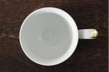 中古　ハンガリー　HOLLOHAZA(ホロハーザ)　Pannonia(パノニア)　バラ(薔薇)　カップ&ソーサー2客セット(洋食器)(R-044013)