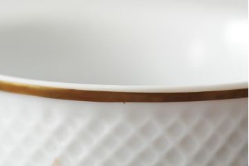 中古　ハンガリー　HOLLOHAZA(ホロハーザ)　Pannonia(パノニア)　バラ(薔薇)　カップ&ソーサー2客セット(洋食器)(R-044013)